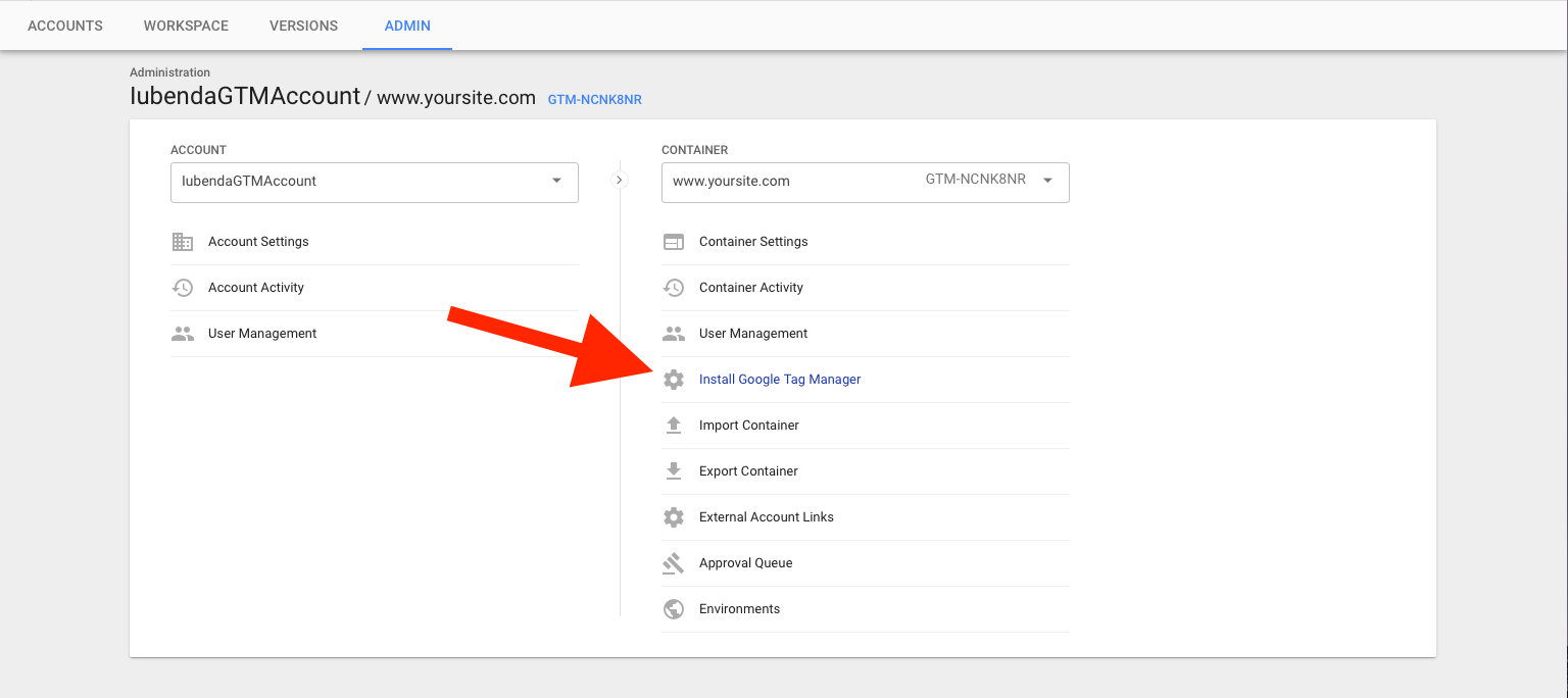Google Tag Manager - Instalación