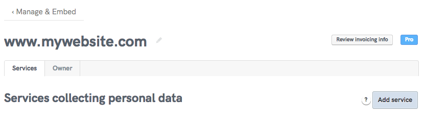 URL vanuit de beleidseditor wijzigen