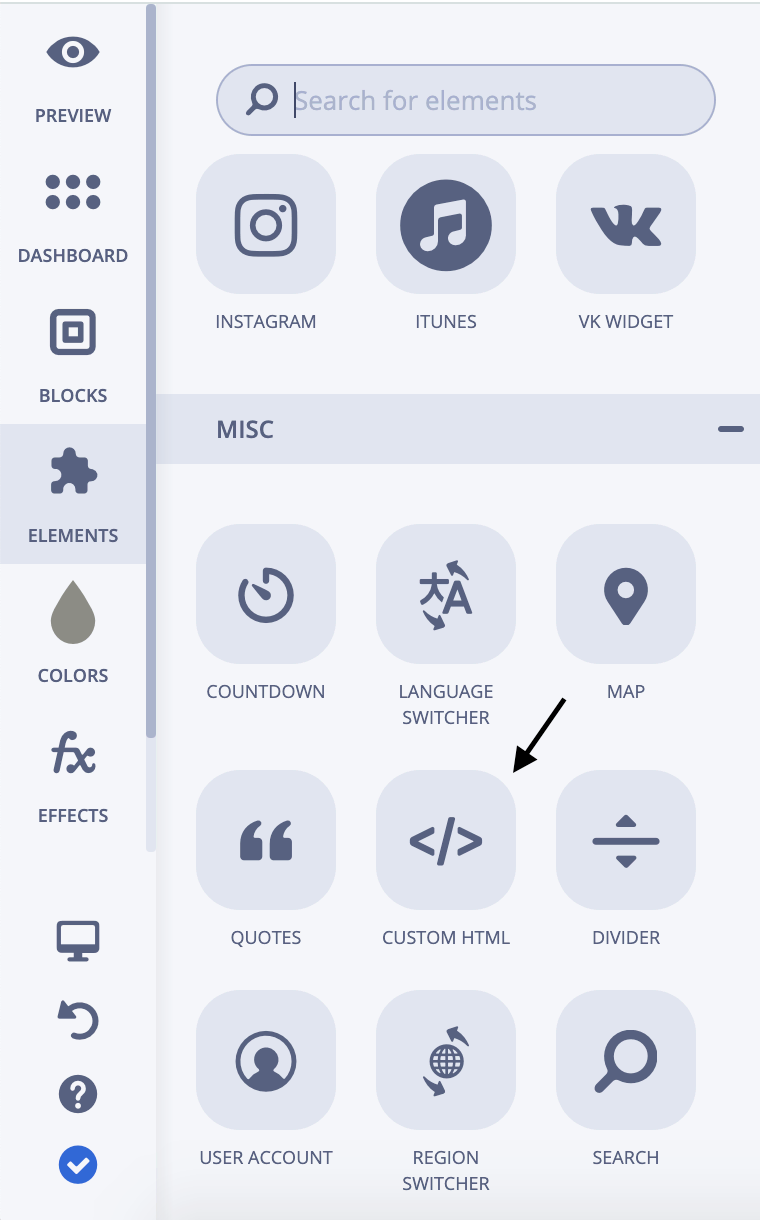 Ucraft - elemento de html customizado