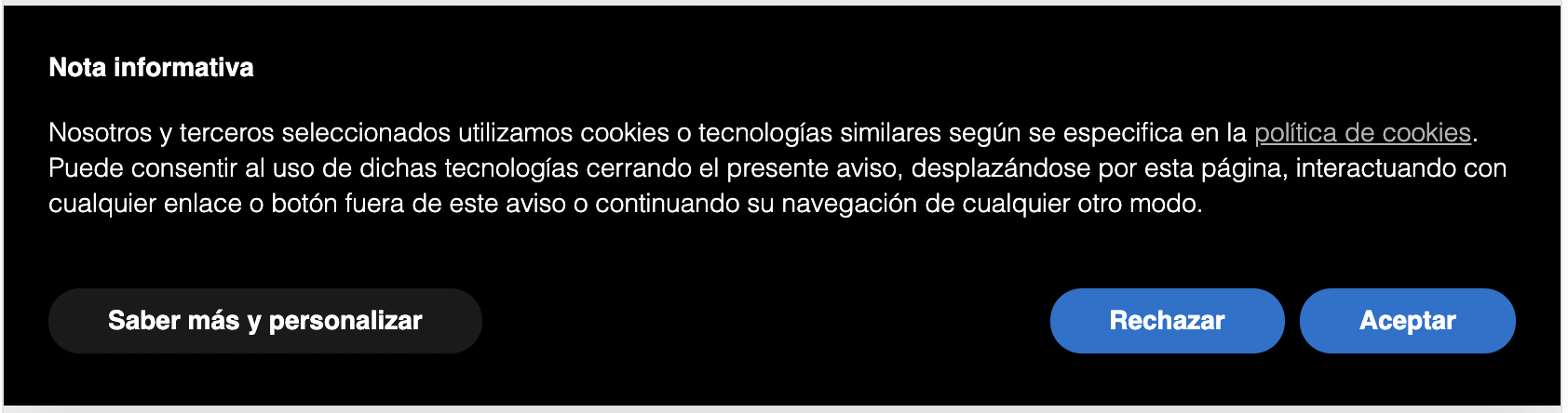 Cookie consent through iubenda Privacy Controls and Cookie Solution