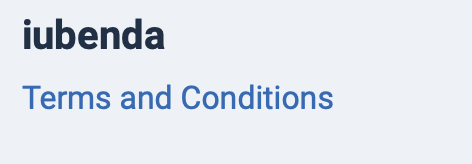 Como adicionar os Termos e Condições da iubenda no Joomla