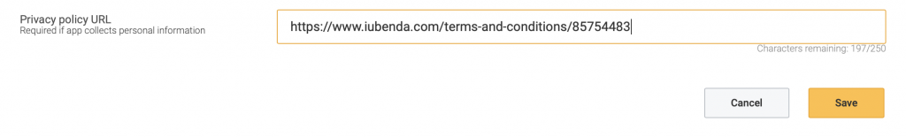 Como adicionar Termos e Condições na Amazon 