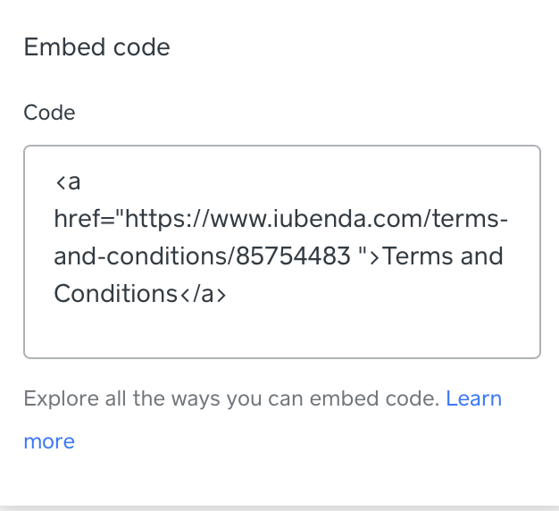 Como adicionar Termos e Condições no Weebly