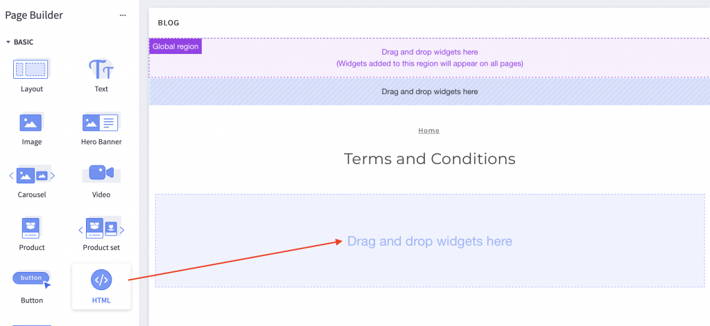 Como adicionar Termos e Condições no Bigcommerce