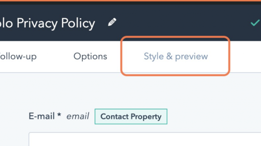 Consent Solution para Hubspot