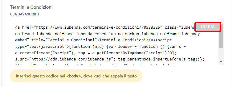 Come aggiungere Termini e Condizioni a WordPress