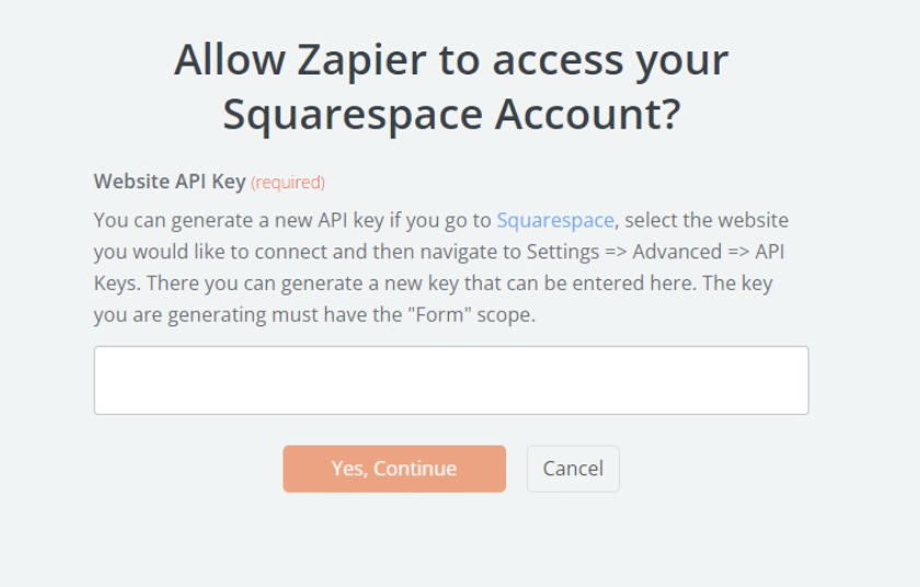 Consent Solution für Squarespace