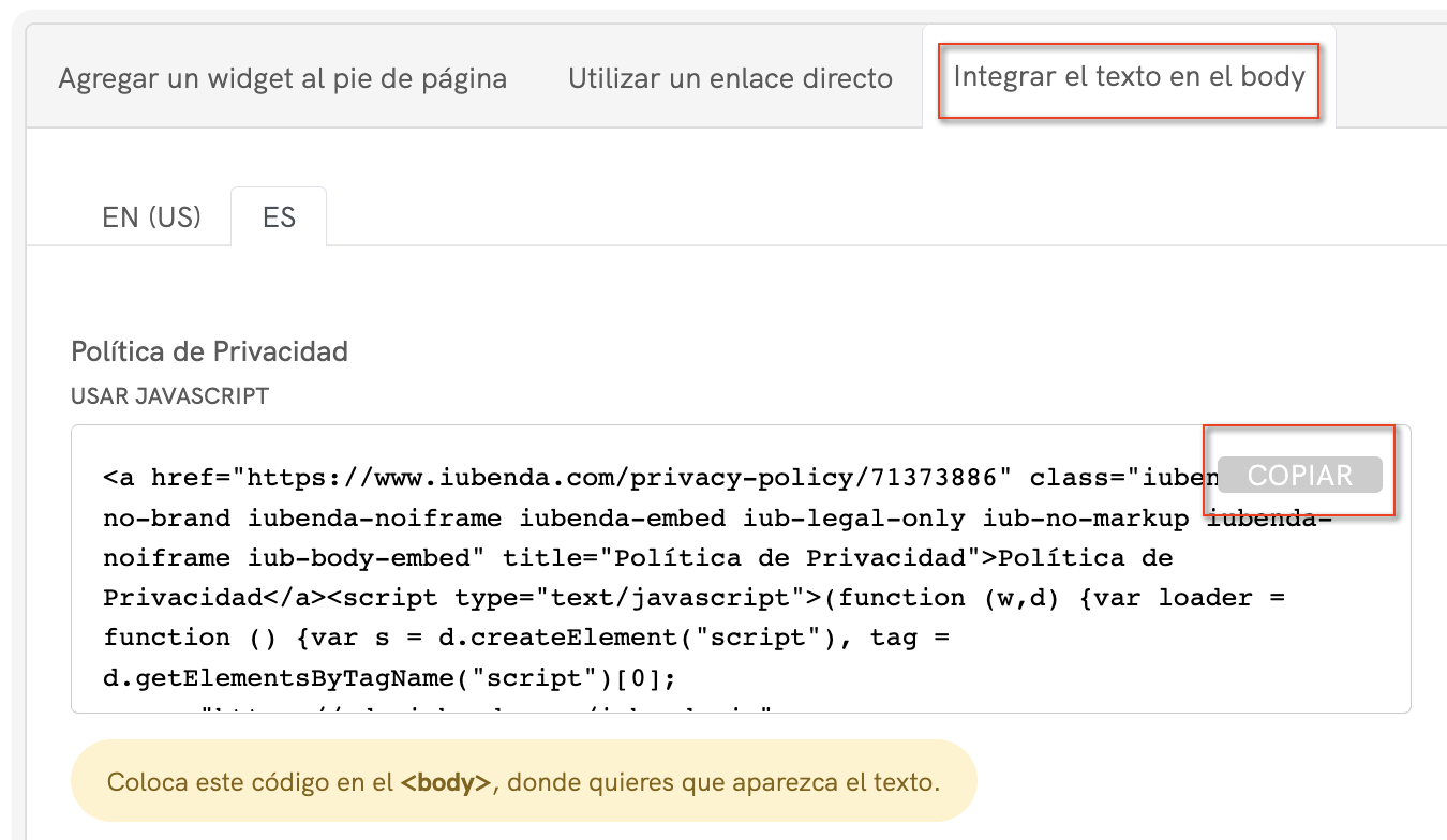 Cómo añadir una política de privacidad en HubSpot
