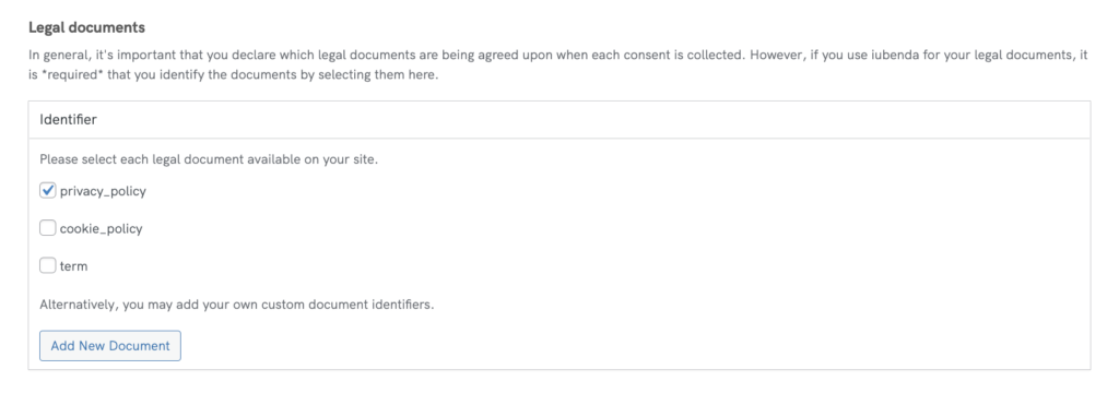 legal documents