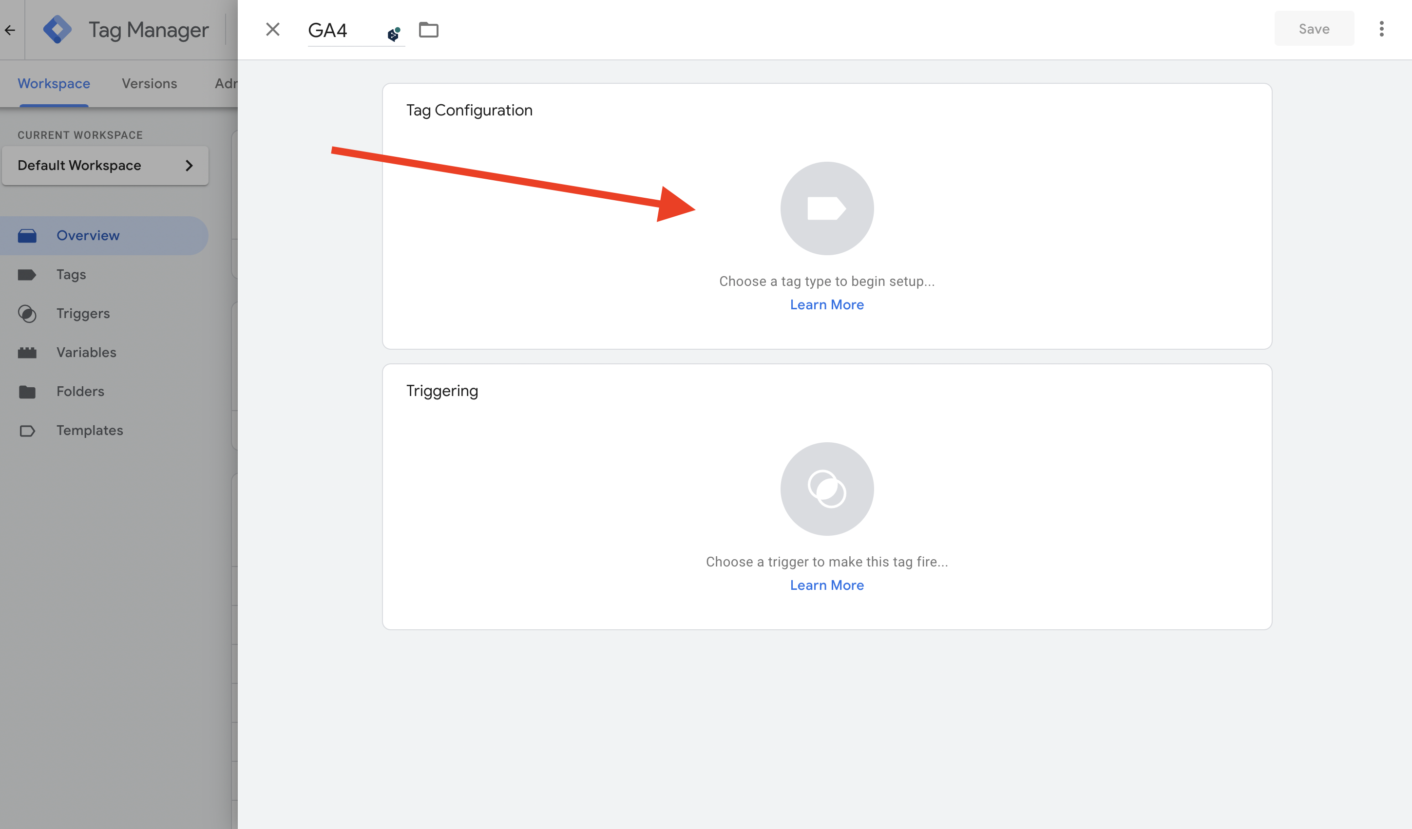 Google Tag Manager - Crear una etiqueta