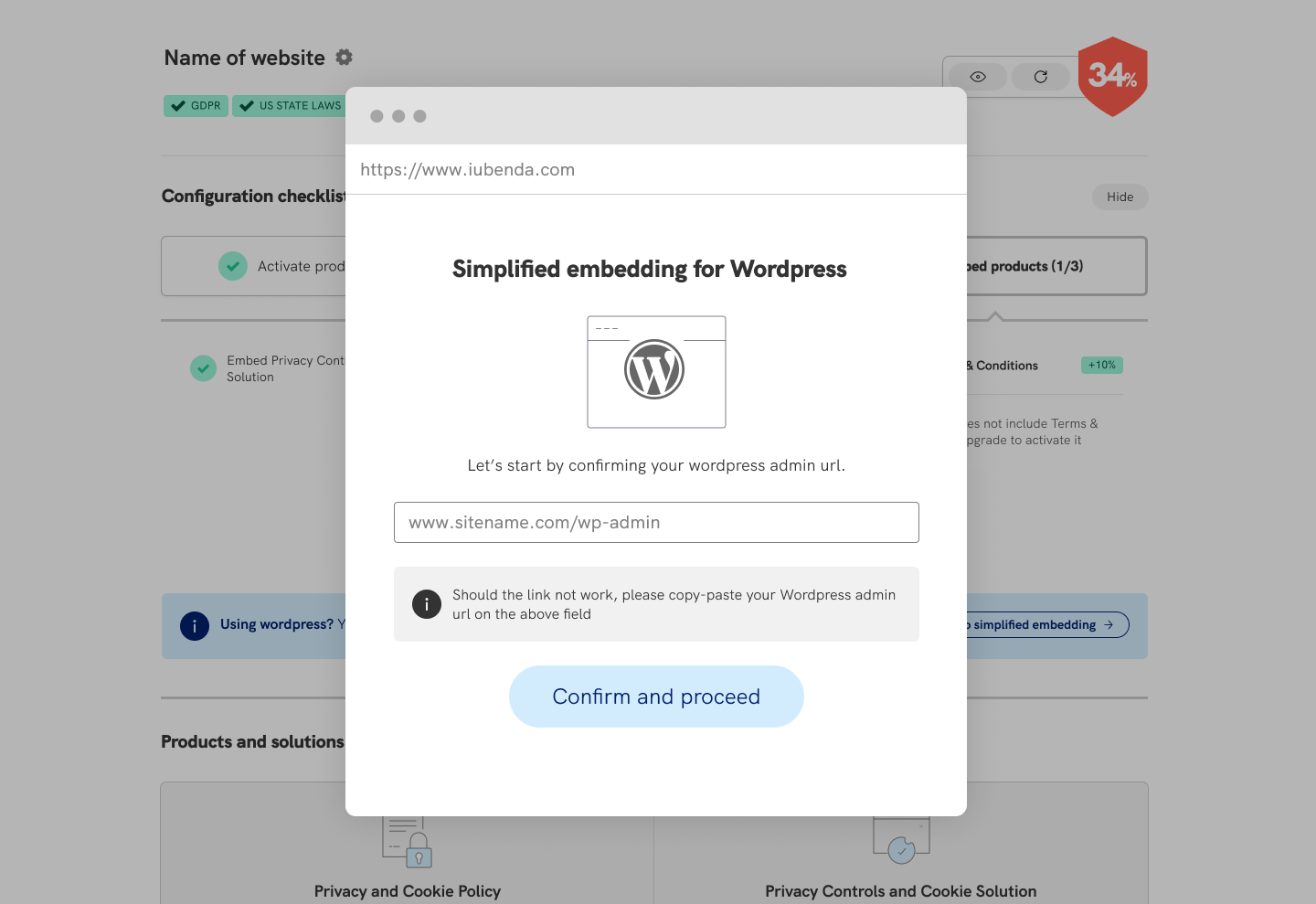Option d’intégration en un clic