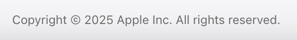 copyright example, apple