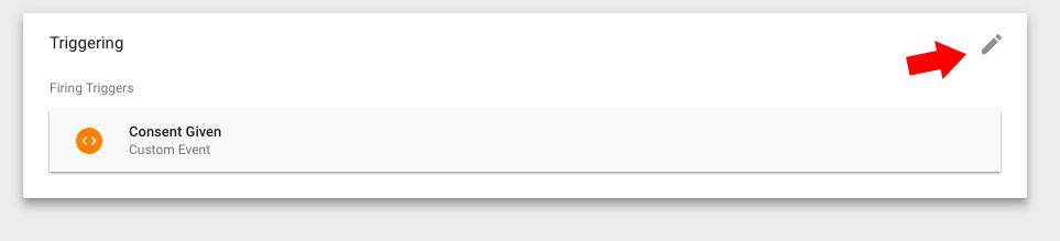 ajouter un déclencheur à une balise