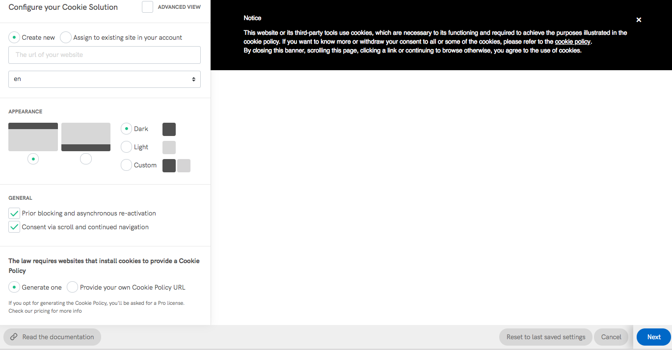 Customizing the Cookie Solution