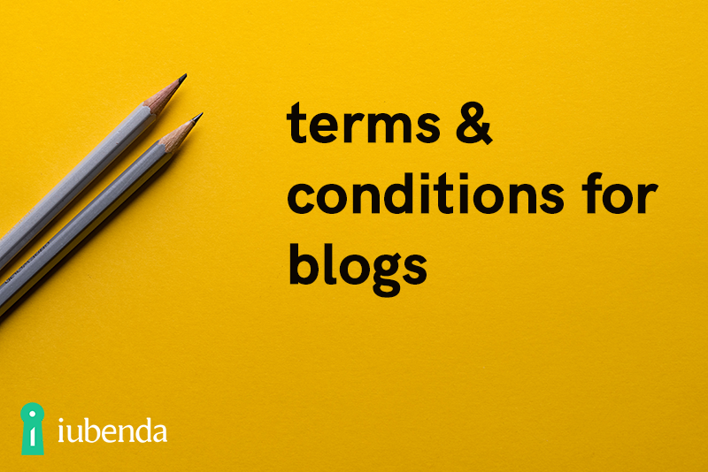 Terms and Conditions for blogs