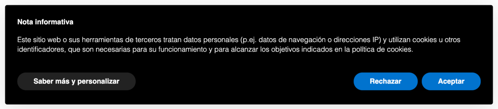 cookie consent law - aepd
