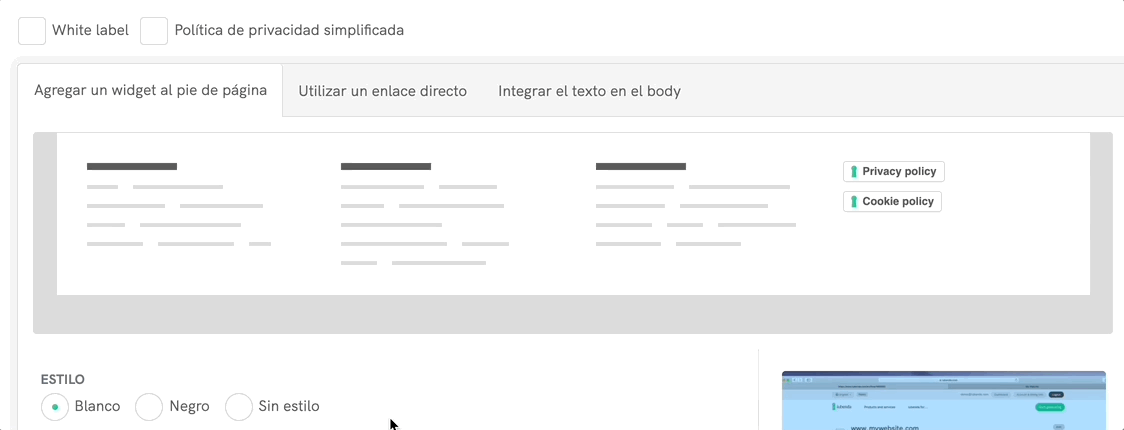 use no style option to change button into simple text