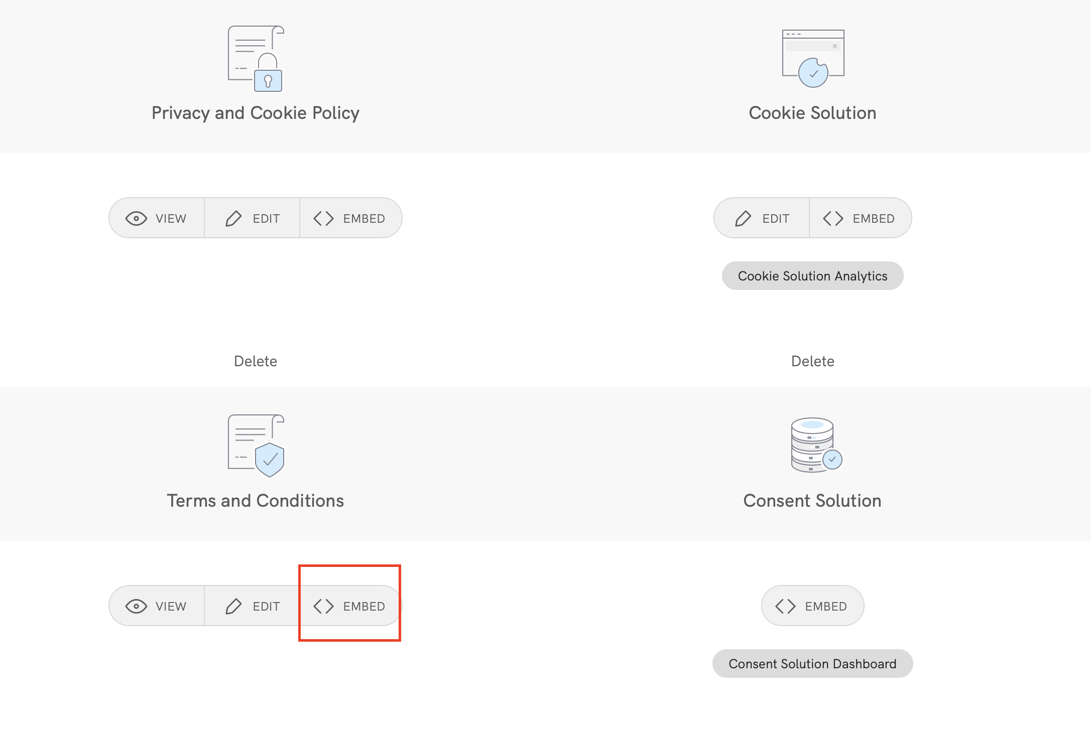 Como adicionar termos e condições no Ucraft