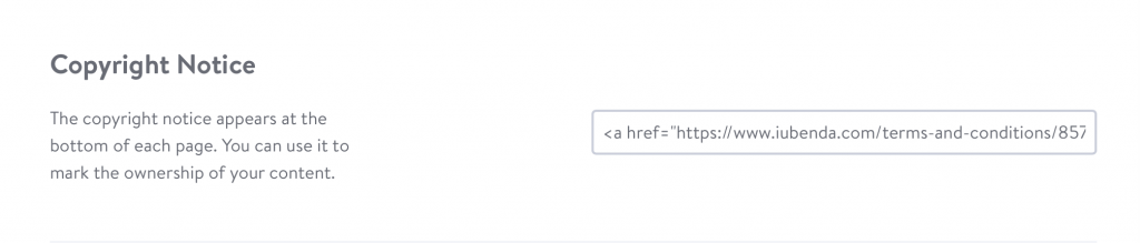 Como adicionar termos e condições ao Jimdo