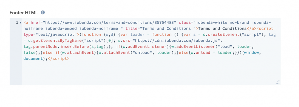 Como adicionar Termos e Condições no HubSpot