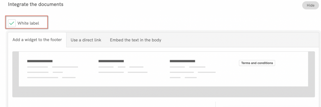 How to add Terms and Conditions to Webflow