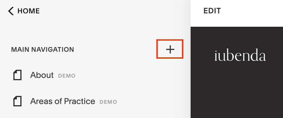 Como adicionar Termos e Condições ao Squarespace