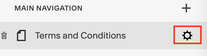 Como adicionar Termos e Condições ao Squarespace