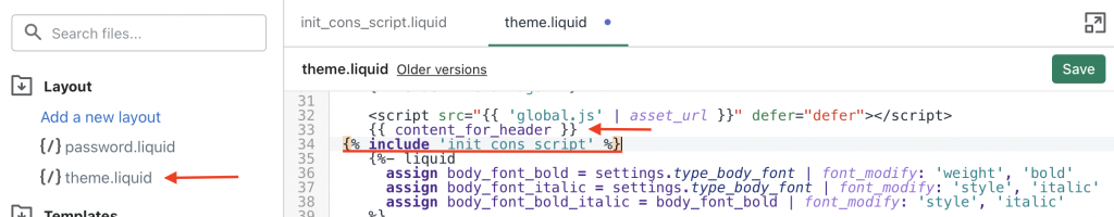 Cómo agregar la Consent Database en Shopify