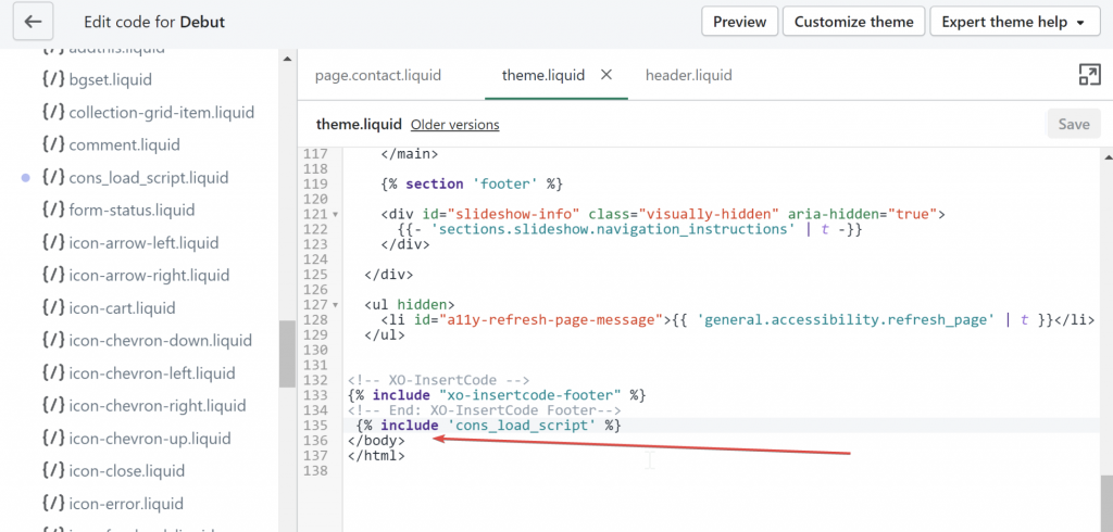 Cómo agregar la Consent Database en Shopify