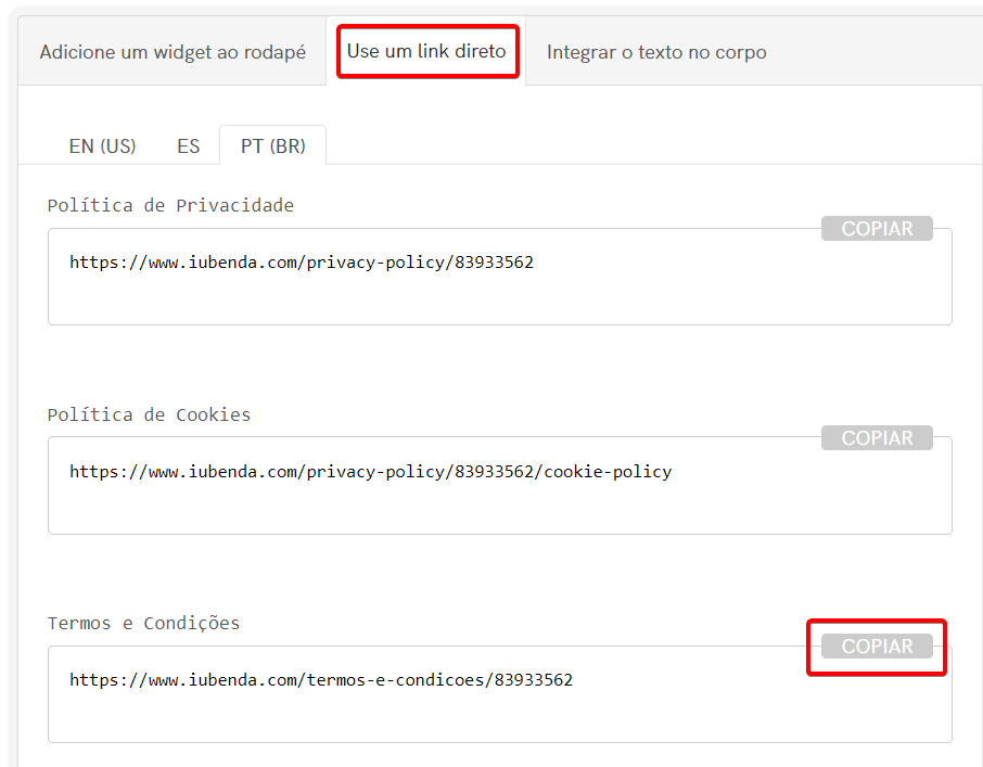 Como adicionar Termos e Condições no WordPress