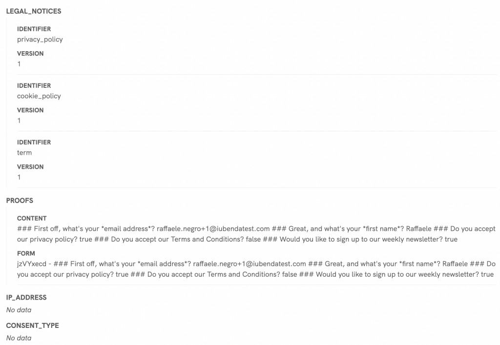 L'intégration de la Consent Solution à Zapier