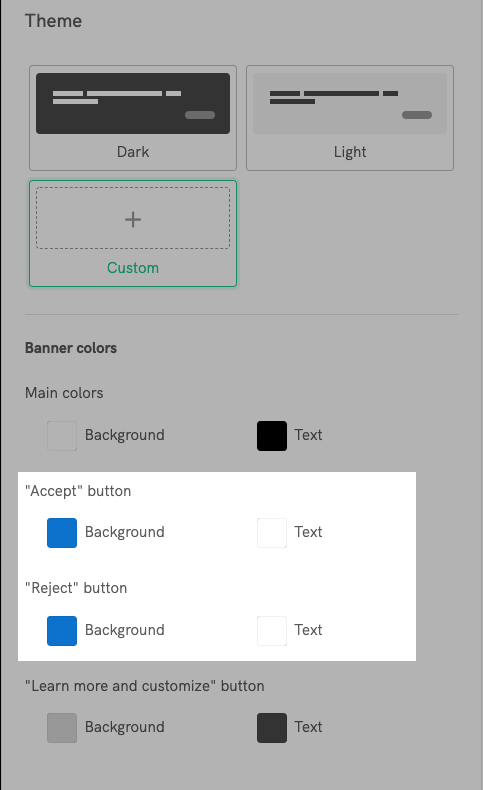 customize buttons