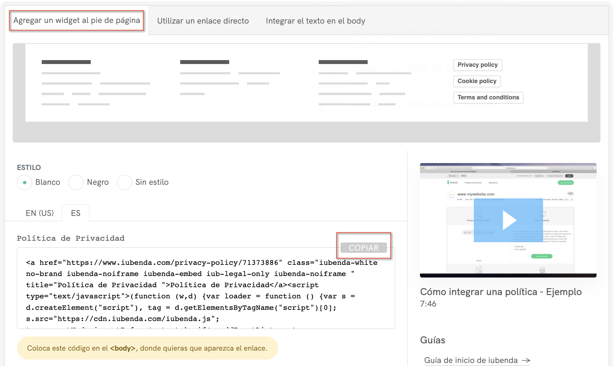 Cómo añadir una política de privacidad en HubSpot