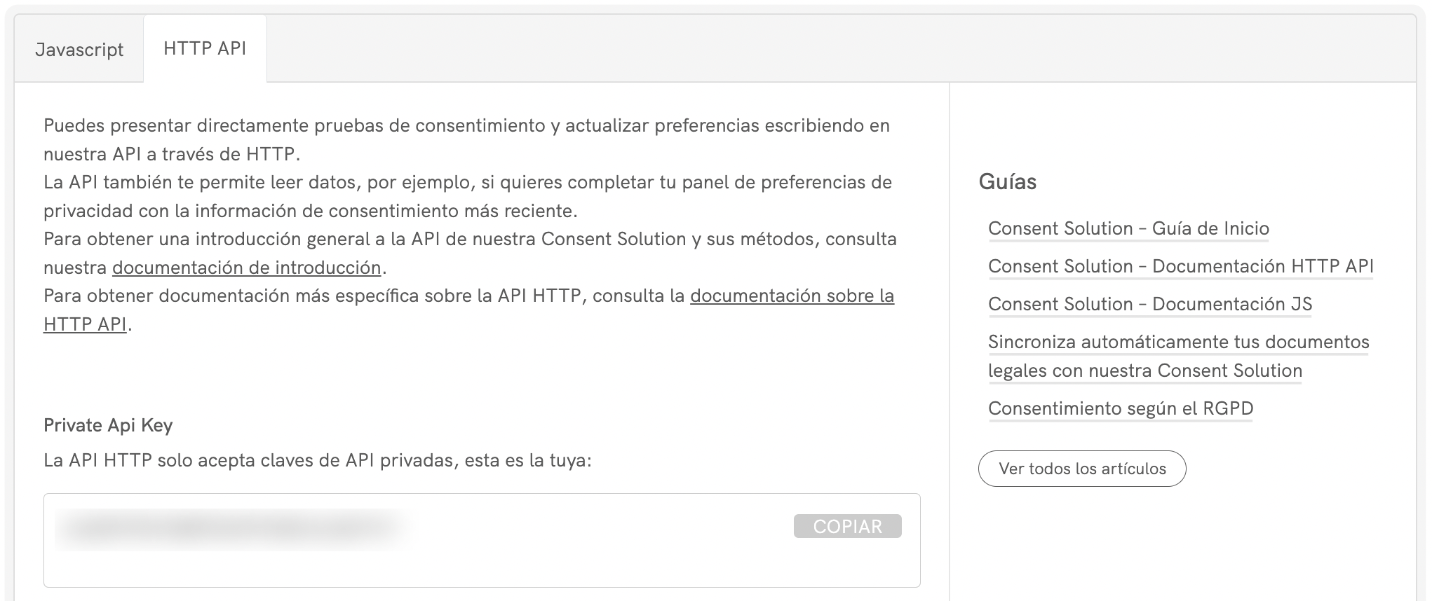 Integración de Zapier con la Consent Database