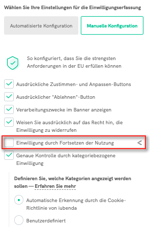 consent by scrolling