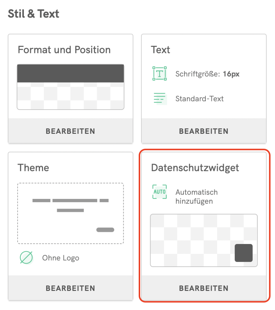 stil text cookie solution dsgvo
