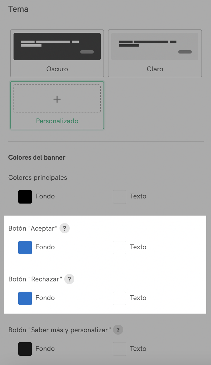 personalizar botones