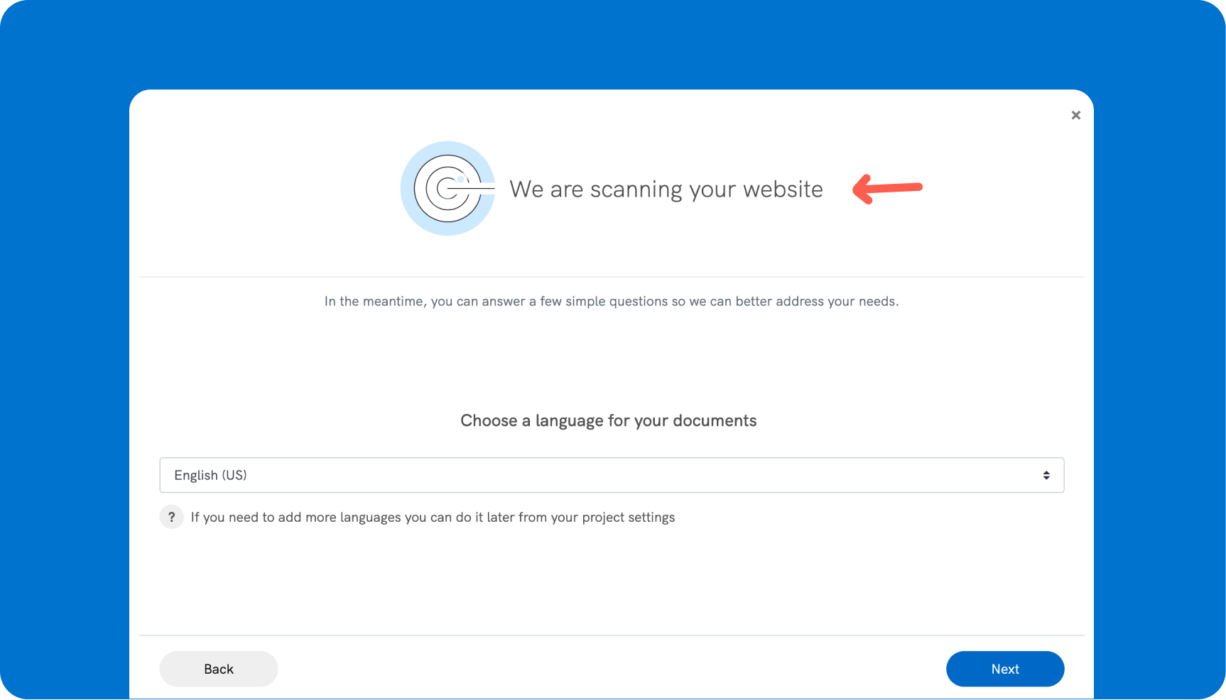 free cookie policy generator scan