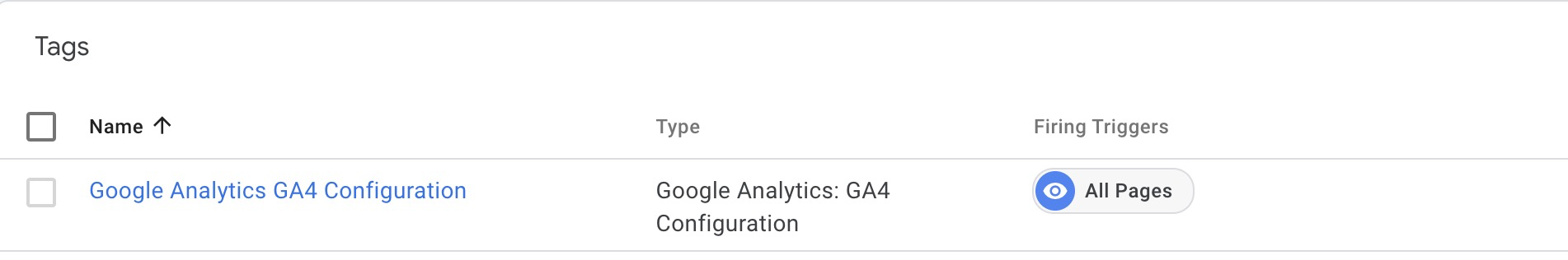 gtm tags