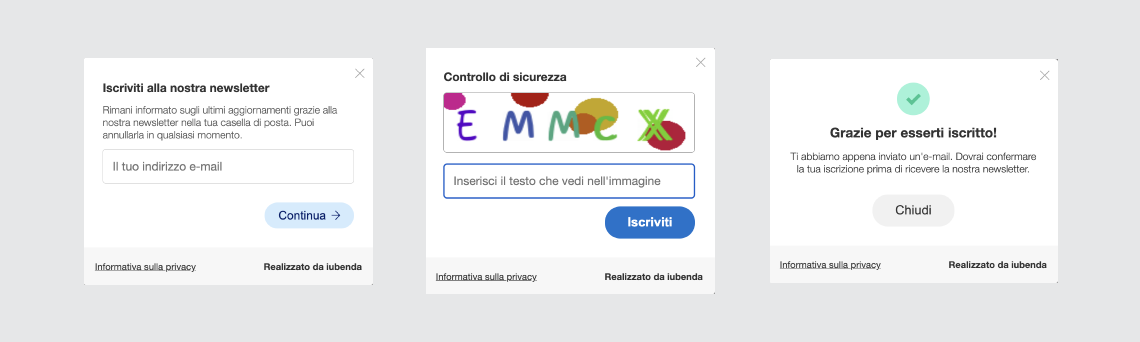 Informative e privacy policy