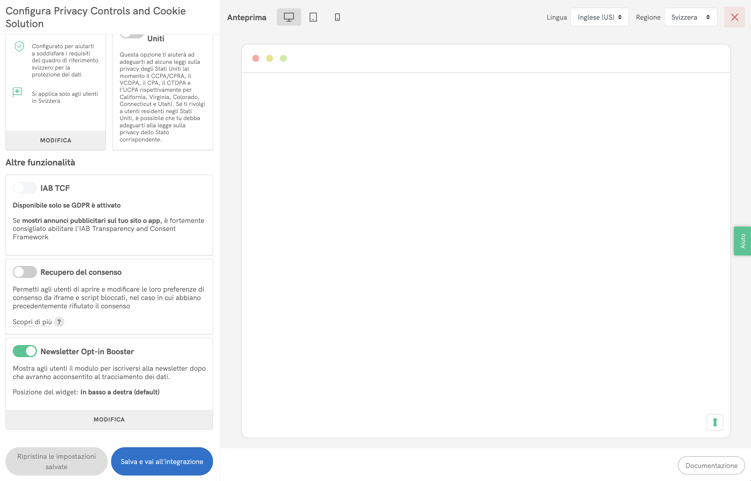 Informative e privacy policy