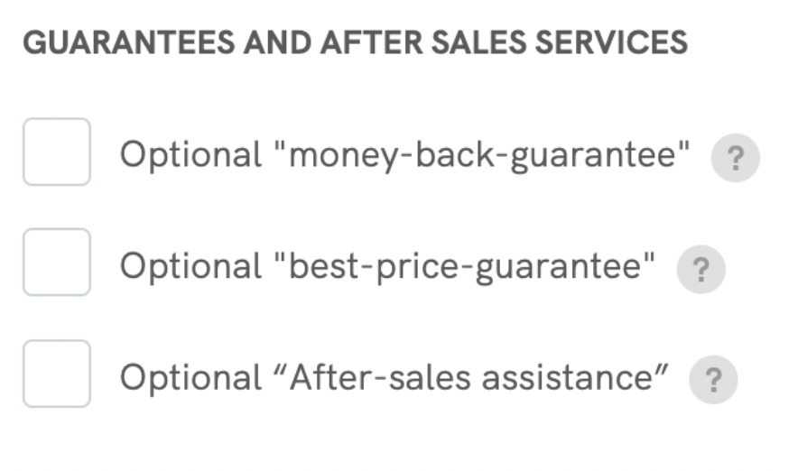 Commercial Guarantees