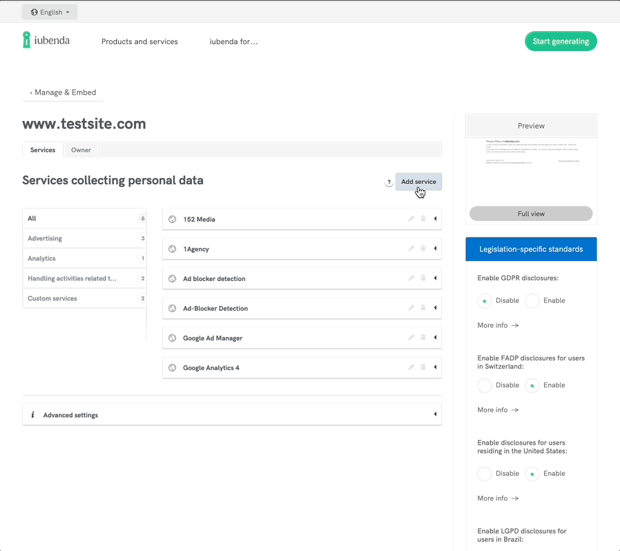 custom clause ad blockers