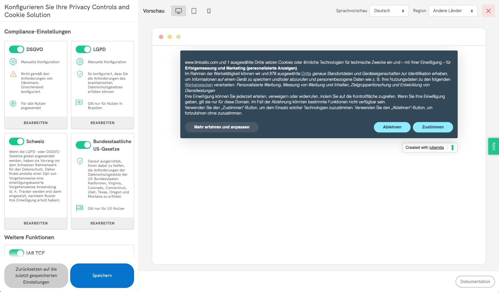 Software zur Einwilligungsverwaltung