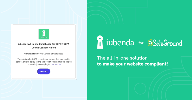 iubenda für siteground