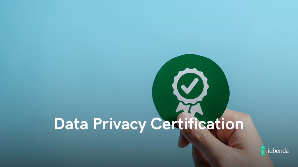 data privacy certification