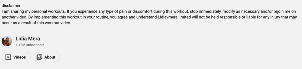 we are not responsible disclaimer