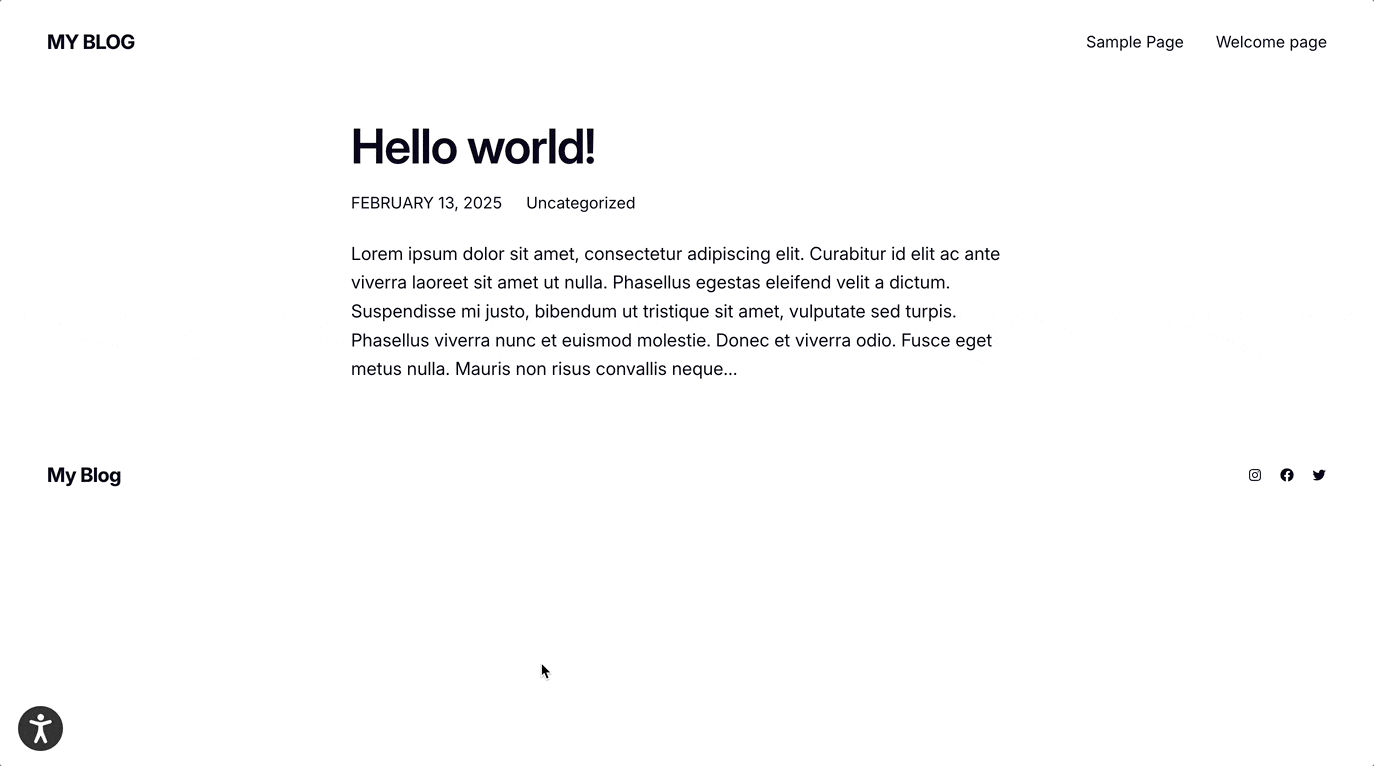accessibility solution