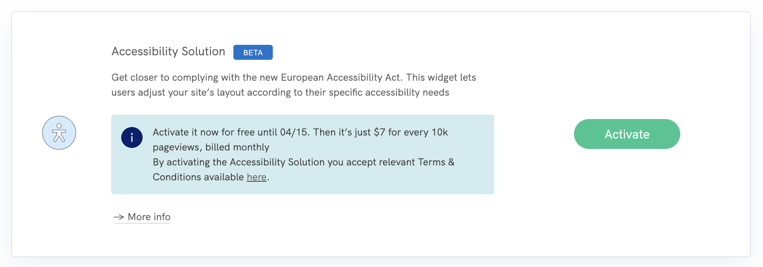 accessibility solution