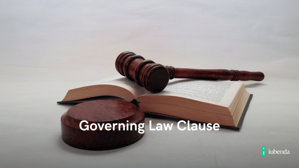 governing law clause